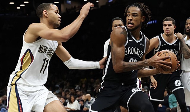 再次打出了三双数据，篮网内线大将最近一段时间的状态相当不错？